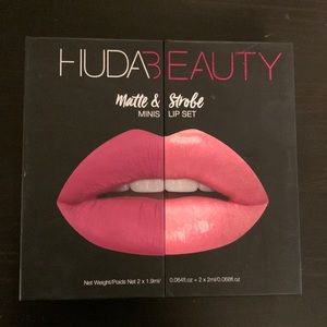 Huda Beauty matte & strobe mini lip set
